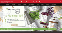 Desktop Screenshot of matrixhaircare.co.uk